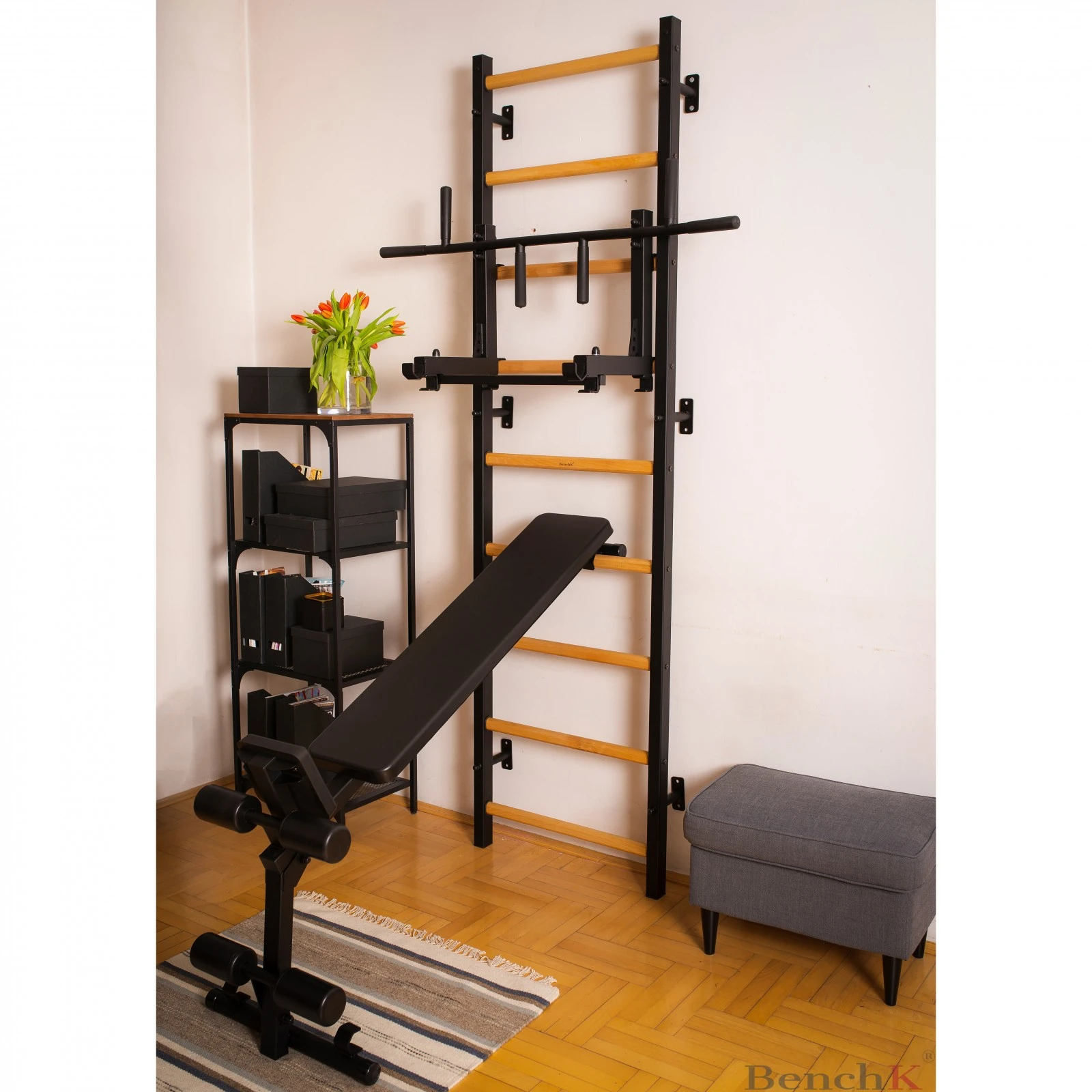 Unidad De Dominadas M贸vil BenchK PB3B Negro - Fitshop - Imagen 5