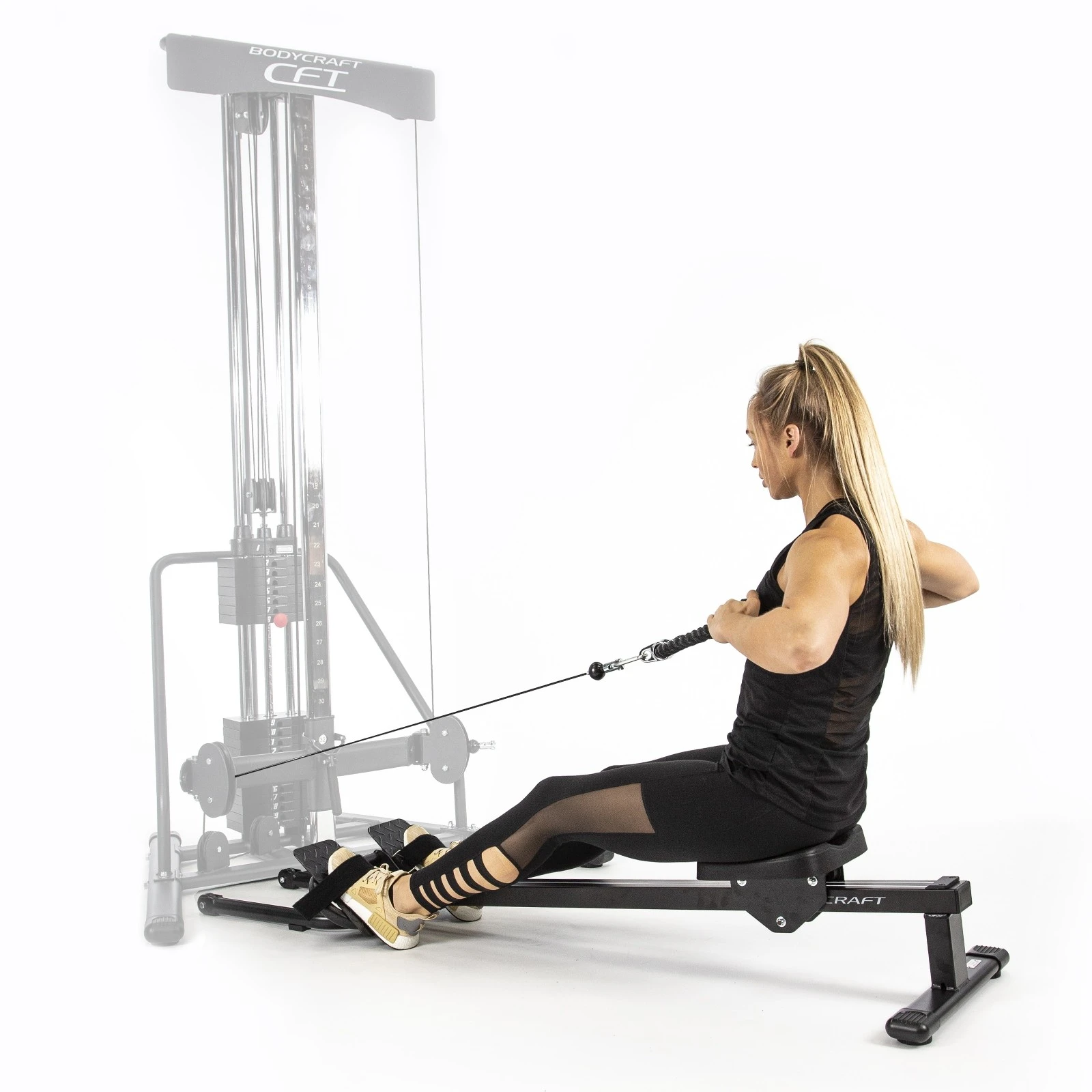 Estaci贸n De Remo Bodycraft Power Row Para Polea Baja - Fitshop - Imagen 4