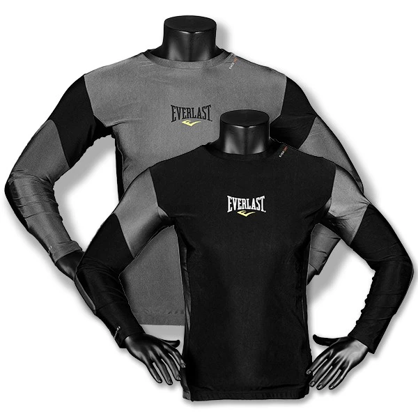 Camiseta De Compresi贸n Para Hombre Everlast Contrast Panel - Fitshop