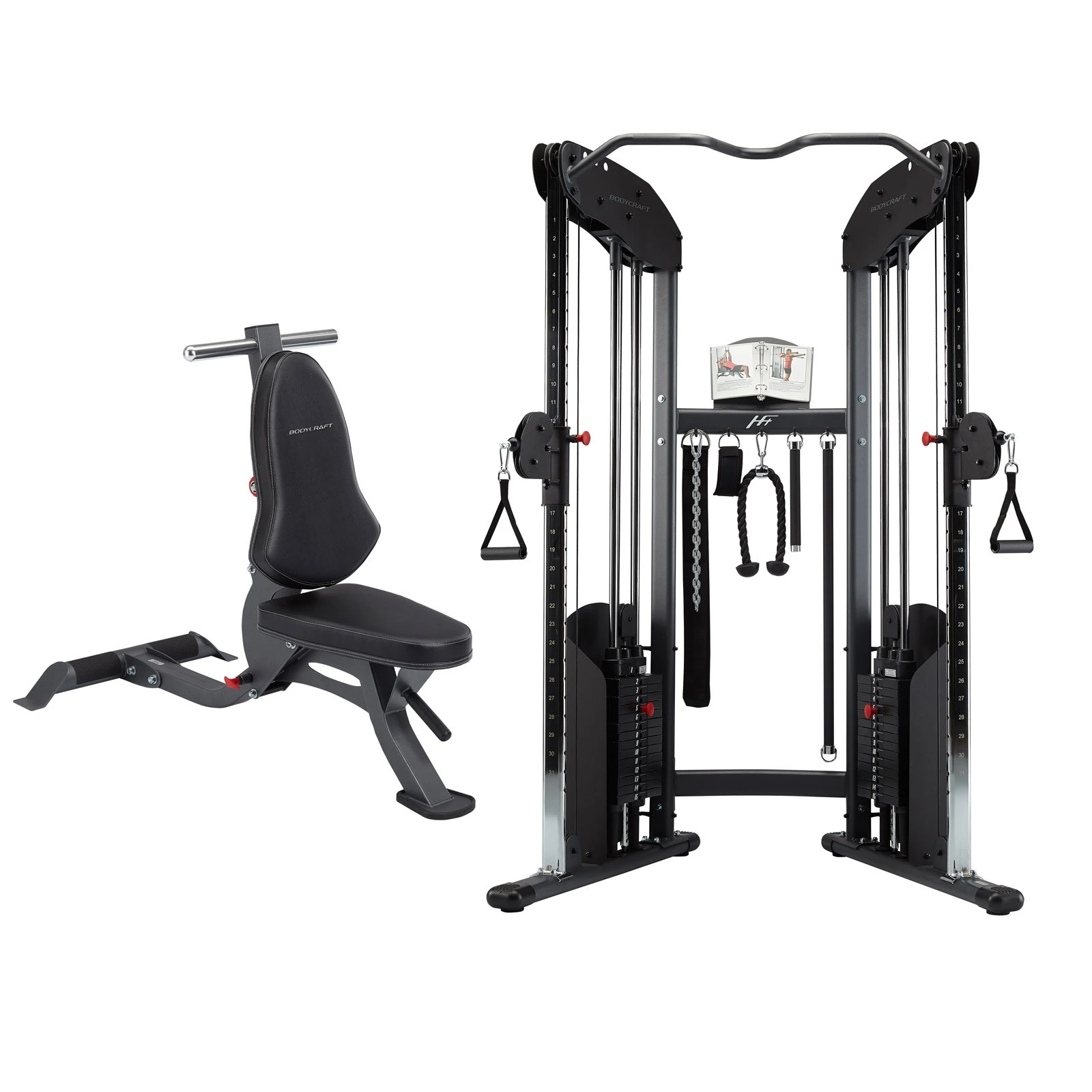 Set Bodycraft Doble Polea HFT Más Banco F603 - Fitshop