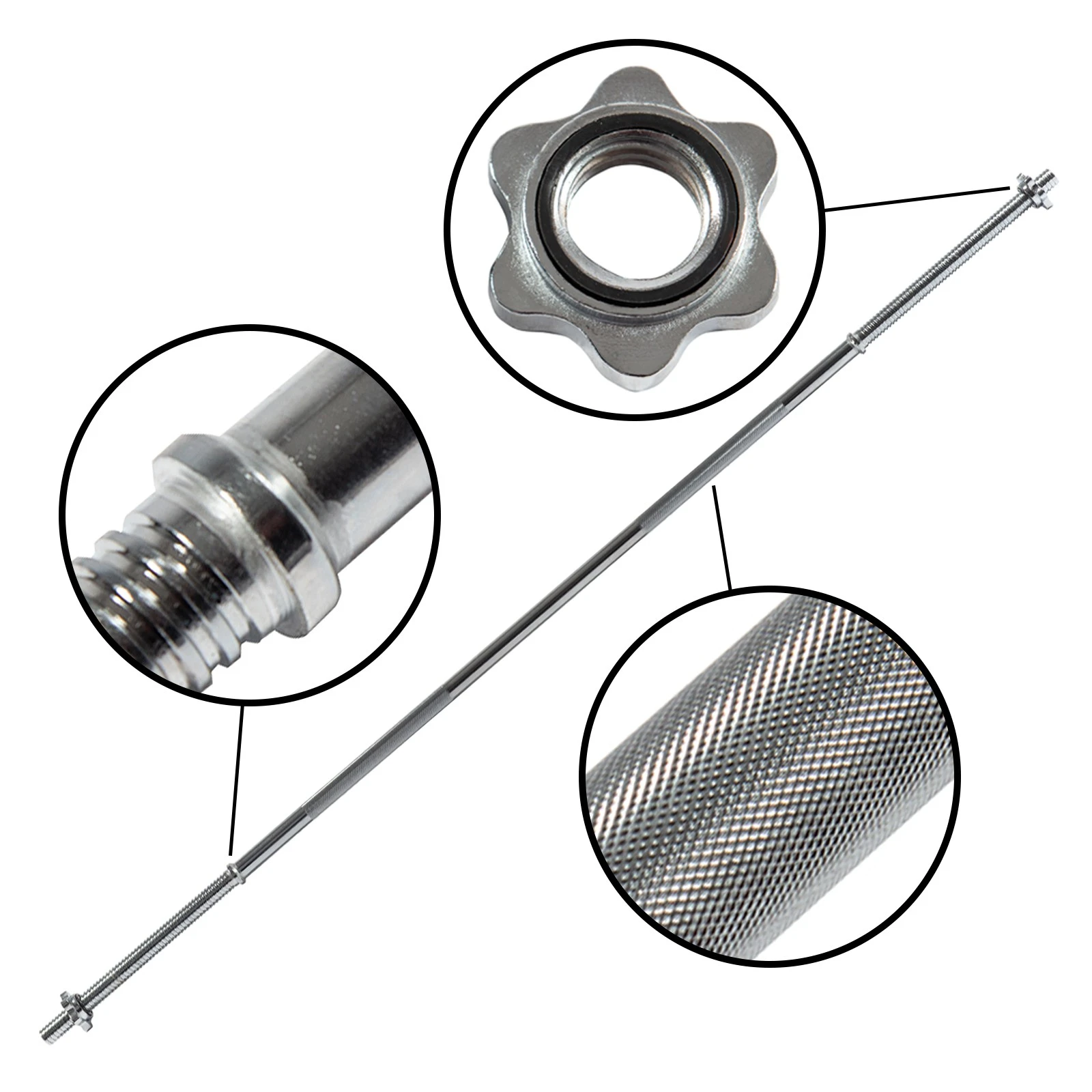 Barra Larga Taurus Con Cierre De Estrella 165 Cm - Fitshop