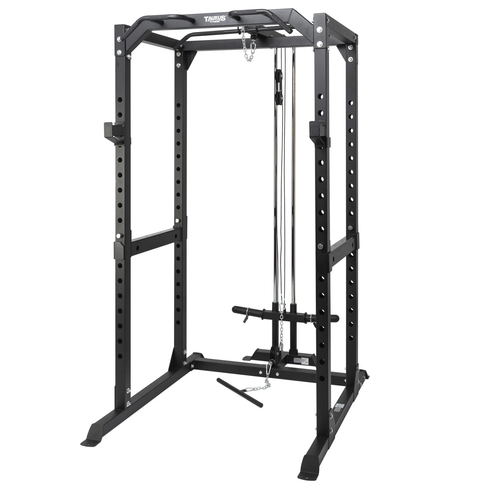 Pack Taurus Power Cage Premium + Dips + Estaci贸n Poleas - Fitshop