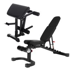 Banco De Musculación Taurus B990 Con Accesorios - Fitshop